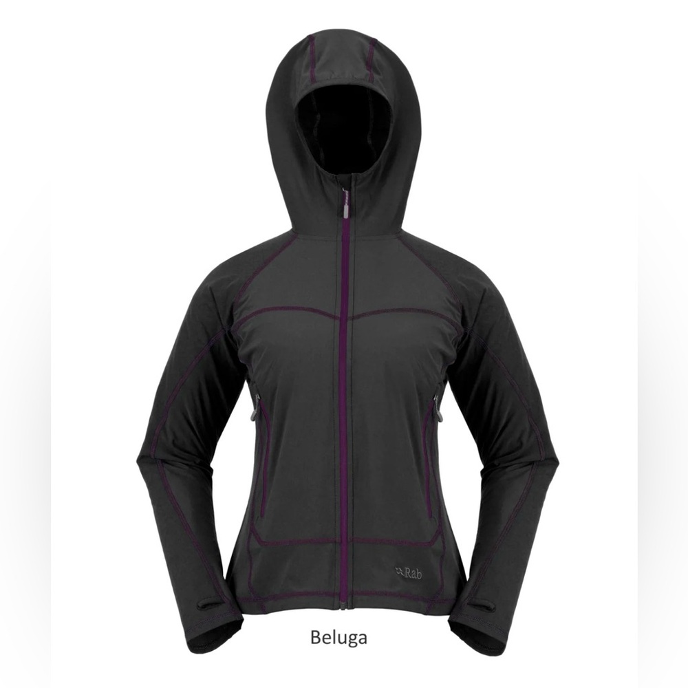 Rab Womens Solar Jacket Gray and Purple